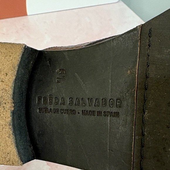 Freda Salvador Oxblood Textured Loafers - Picture 3 of 12